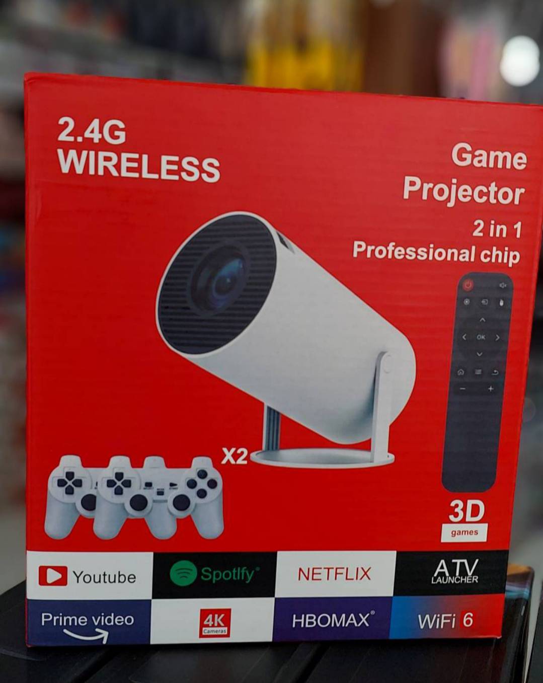 ویدیو پروژکتور گیمینگ  دو در یک  Game projector 3d