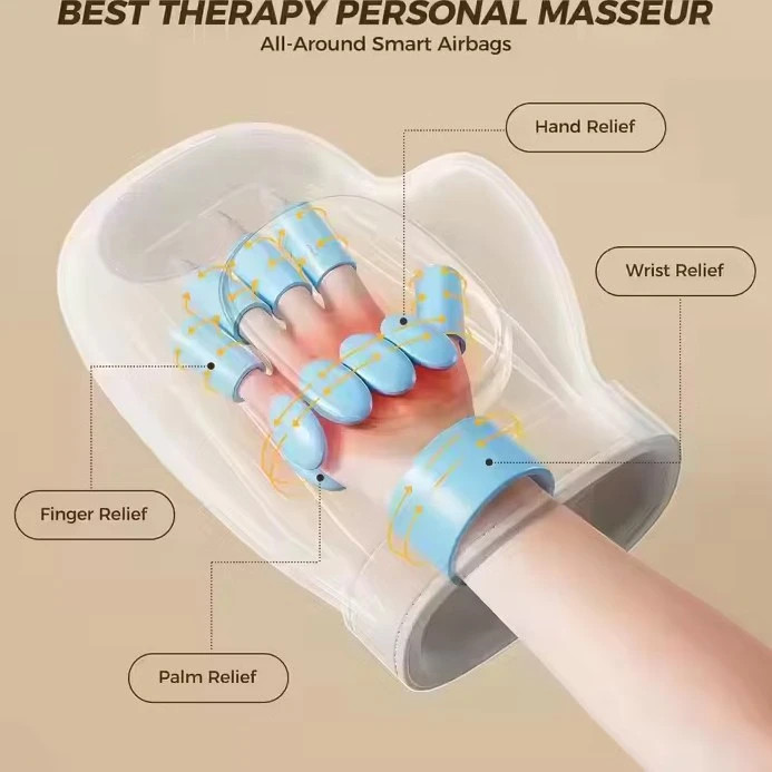 ماساژور دیجیتال دست برای بهبود گردش خون و رفع گرفتگی عضلات.»