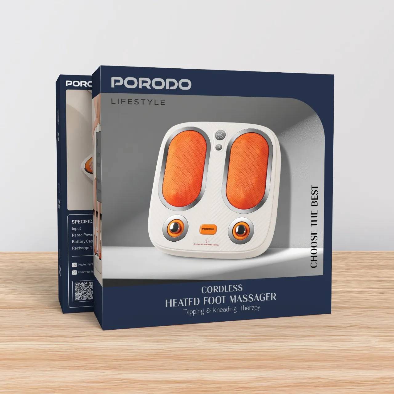 ماساژور پا شارژی و حرارتی  porodo