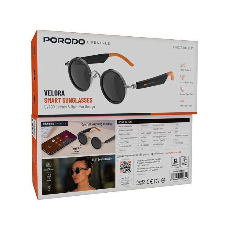 عینک آفتابی هوشمند porodo