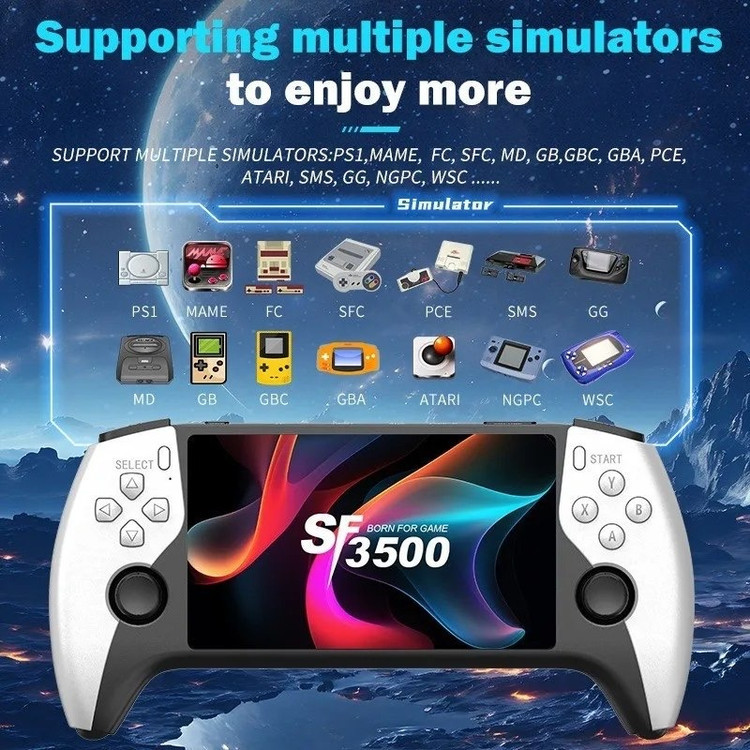 کنسول بازی Game Console SF3500 Plus با دو دسته بی سیم
