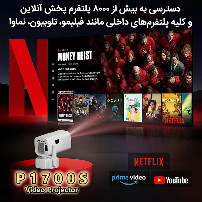 ویدیو پروژکتور اندروید p1700s