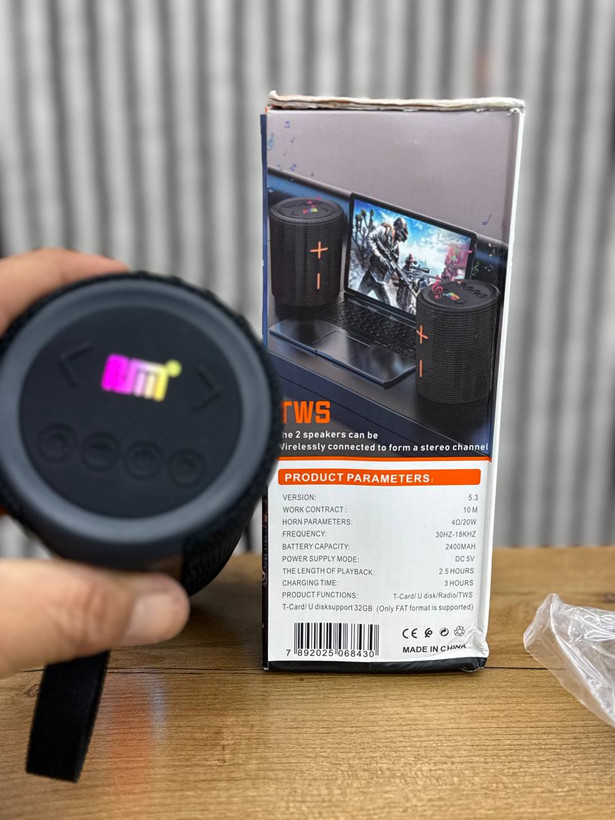 اسپیکر بلوتوثی قابل حمل HM مدل HM-843