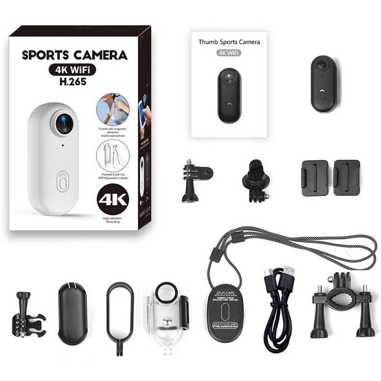 دوربین اکشن ورزشی sport camera مدل 4k و 1080 پک کامل