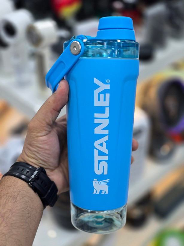 بطری شیکر باشگاهی مخزن دار ۵۹۰ میلی لیتر ضد نشت stanley دارای صافی مخصوص