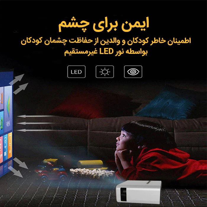 ویدیو پروژکتور اقتصادی T500 با یک سال گارانتی شرکت