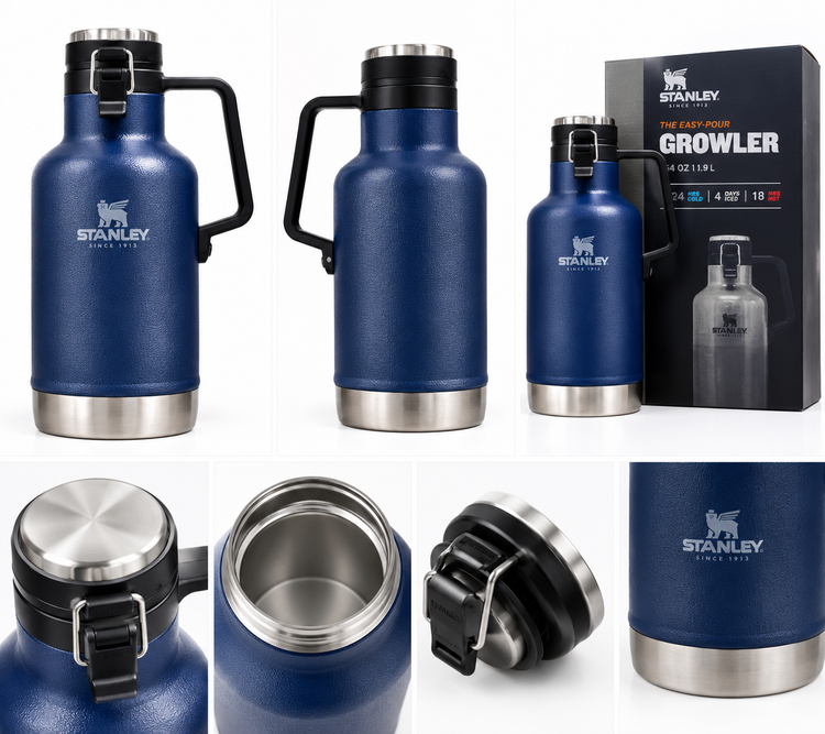 فلاسک استنلی مدل Growler ظرفیت ۱.۹ لیتر