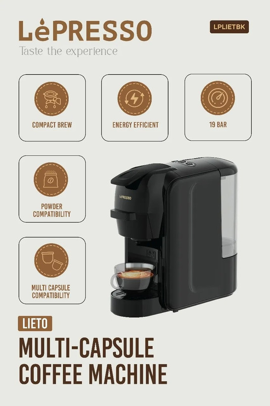 دستگاه اسپرسوساز LePresso LIETO